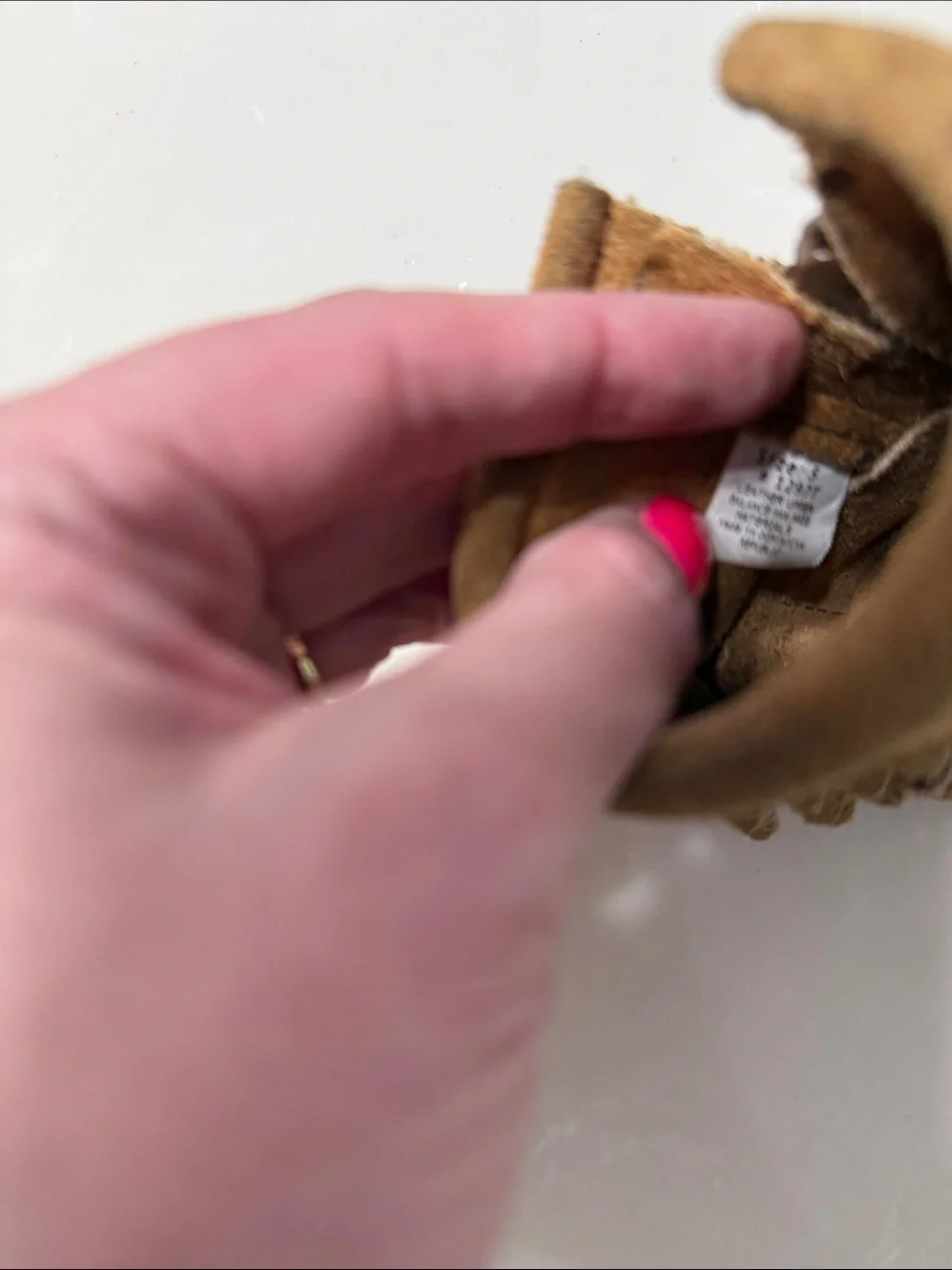 Minnetonka Kids Tan Suede Fringe Moccasins